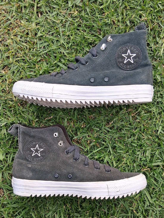 Converse Shoes - Converse Charcoal High-Top Sneakers